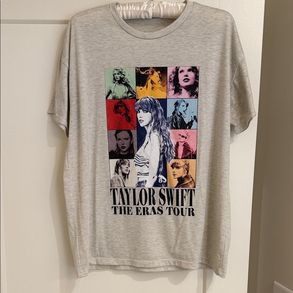 Taylor Swift The Eras Tour Gray T-Shirt